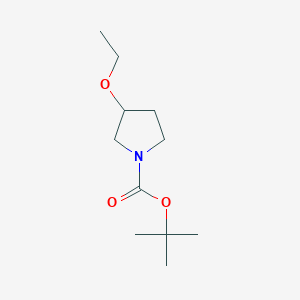 molecular formula C11H21NO3 B1439275 叔丁基 3-乙氧基吡咯烷-1-羧酸盐 CAS No. 207746-96-1