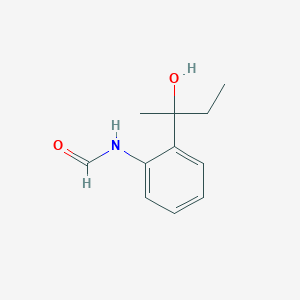 B14392813 N-[2-(2-Hydroxybutan-2-yl)phenyl]formamide CAS No. 89937-01-9