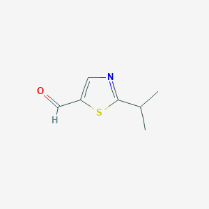 molecular formula C7H9NOS B1439283 2-异丙基噻唑-5-甲醛 CAS No. 207675-84-1