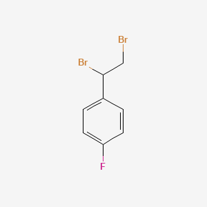 molecular formula C8H7Br2F B1439287 1-(1,2-二溴乙基)-4-氟苯 CAS No. 350-35-6