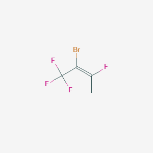 molecular formula C4H3BrF4 B1439288 2-Bromo-1,1,1,3-tetrafluorobut-2-ene CAS No. 933668-39-4