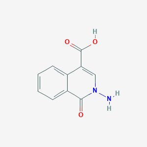 B1439291 2-Amino-1-oxo-1,2-dihydroisoquinoline-4-carboxylic acid CAS No. 686748-34-5