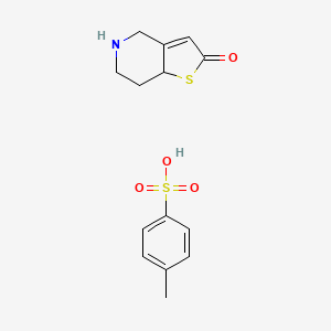 B1439329 5,6,7,7a-Tetrahydrothieno[3,2-c]pyridin-2(4H)-one 4-methylbenzenesulfonate CAS No. 952340-39-5