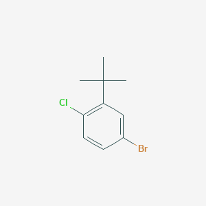 molecular formula C10H12BrCl B1439334 4-溴-2-(叔丁基)-1-氯苯 CAS No. 1020717-87-6