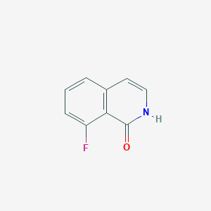 molecular formula C9H6FNO B1439346 8-氟异喹啉-1-醇 CAS No. 444898-84-4