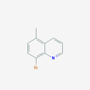 molecular formula C10H8BrN B1439347 8-溴-5-甲基喹啉 CAS No. 823803-51-6