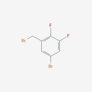 molecular formula C7H4Br2F2 B1439351 5-Bromo-2,3-difluorobenzyl bromide CAS No. 887585-85-5