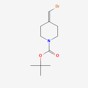 molecular formula C11H18BrNO2 B1439362 1-Boc-4-(Bromomethylene)piperidine CAS No. 1020329-80-9