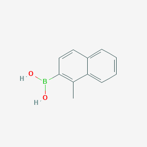 molecular formula C11H11BO2 B1439366 1-甲基萘-2-硼酸 CAS No. 590401-47-1