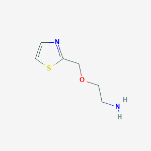 molecular formula C6H10N2OS B1439381 2-(噻唑-2-基甲氧基)乙胺 CAS No. 933758-60-2