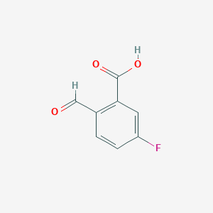 molecular formula C8H5FO3 B1439391 5-Fluoro-2-formylbenzoic acid CAS No. 920481-01-2