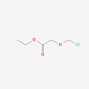 molecular formula C5H9ClO3 B143940 2-(氯甲氧基)乙酸乙酯 CAS No. 124186-08-9
