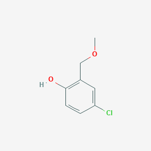 B14394052 4-Chloro-2-(methoxymethyl)phenol CAS No. 89879-47-0