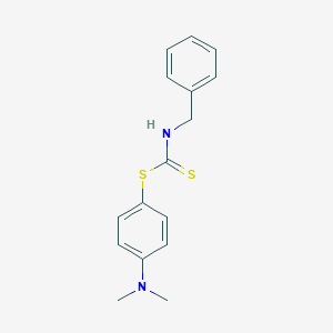 molecular formula C16H18N2S2 B14394136 4-(Dimethylamino)phenyl benzylcarbamodithioate CAS No. 87590-86-1