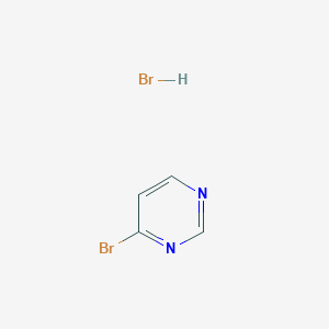 molecular formula C4H4Br2N2 B1439414 4-Bromopyrimidine hydrobromide CAS No. 1187931-22-1