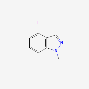 molecular formula C8H7IN2 B1439417 4-碘-1-甲基-1H-吲唑 CAS No. 935661-15-7