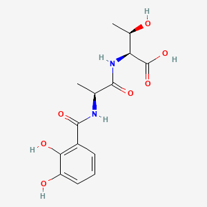 molecular formula C14H18N2O7 B14394221 (2,3-Dihydroxybenzoyl)-L-alanyl-L-threonine CAS No. 88167-28-6