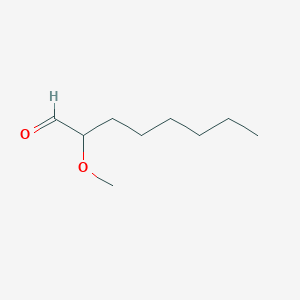 molecular formula C9H18O2 B14394246 2-Methoxyoctanal CAS No. 88722-73-0