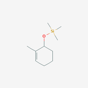 molecular formula C10H20OSi B14394307 Trimethyl[(2-methylcyclohex-2-en-1-yl)oxy]silane CAS No. 89590-58-9