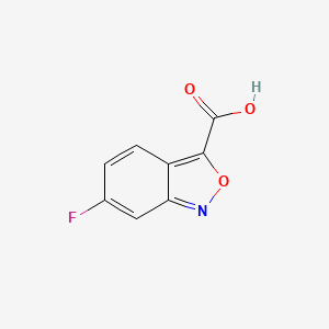 molecular formula C8H4FNO3 B1439450 6-氟-2,1-苯并噁唑-3-羧酸 CAS No. 1204297-28-8