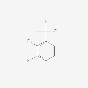 molecular formula C8H6F4 B1439457 1-(1,1-Difluoroethyl)-2,3-difluorobenzene CAS No. 1138445-08-5