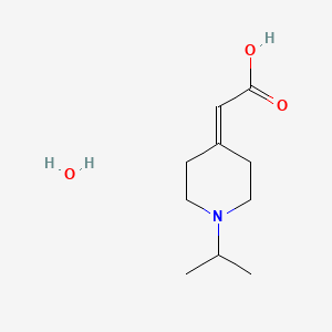 2-(1-Isopropylpiperidin-4-ylidene)acetic acid hydrate