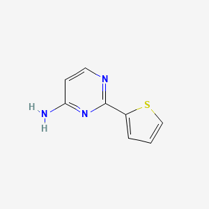 molecular formula C8H7N3S B1439474 4-Amino-2-(2-thienyl)pyrimidine CAS No. 1159816-95-1