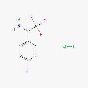 2,2,2-Trifluoro-1-(4-fluorophenyl)ethanamine hydrochloride