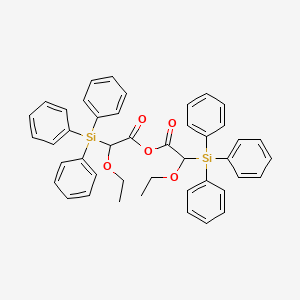 Ethoxy(triphenylsilyl)acetic anhydride