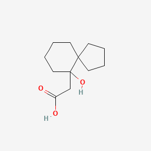 (6-Hydroxyspiro[4.5]decan-6-yl)acetic acid