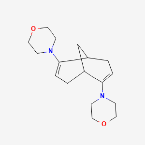 Morpholine, 4,4'-bicyclo[3.3.1]nona-2,6-diene-2,6-diylbis-