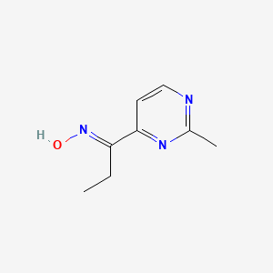 (NE)-N-[1-(2-methylpyrimidin-4-yl)propylidene]hydroxylamine