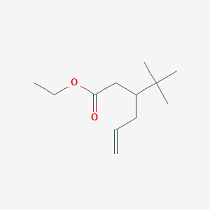 Ethyl 3-tert-butylhex-5-enoate