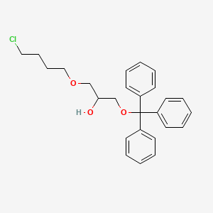 1-(4-Chlorobutoxy)-3-(triphenylmethoxy)propan-2-OL