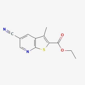 Ethyl 5-cyano-3-methylthieno[2,3-b]pyridine-2-carboxylate
