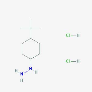 molecular formula C10H24Cl2N2 B1439488 (4-Tert-butylcyclohexyl)hydrazine dihydrochloride CAS No. 1209100-70-8
