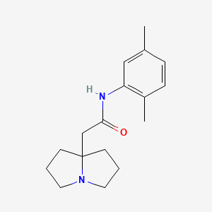 N-(2,5-Dimethylphenyl)-2-(tetrahydro-1H-pyrrolizin-7a(5H)-yl)acetamide