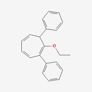 1-Ethoxy-2,7-diphenylcyclohepta-1,3,5-triene