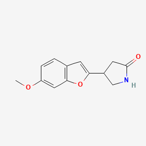 4-(6-Methoxy-1-benzofuran-2-yl)pyrrolidin-2-one