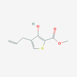 molecular formula C9H10O3S B14394953 Methyl 3-hydroxy-4-(prop-2-en-1-yl)thiophene-2-carboxylate CAS No. 89889-98-5