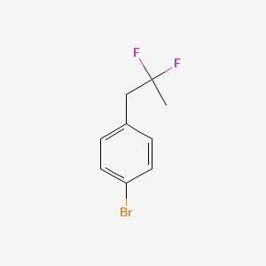 molecular formula C9H9BrF2 B1439500 1-Bromo-4-(2,2-difluoropropyl)benzene CAS No. 1099598-20-5