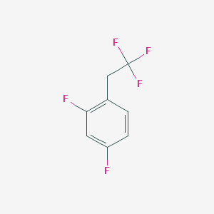 molecular formula C8H5F5 B1439504 2,4-二氟-1-(2,2,2-三氟乙基)苯 CAS No. 1092350-12-3