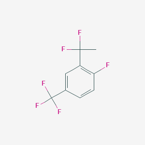 2-(1,1-Difluoroethyl)-1-fluoro-4-(trifluoromethyl)benzene