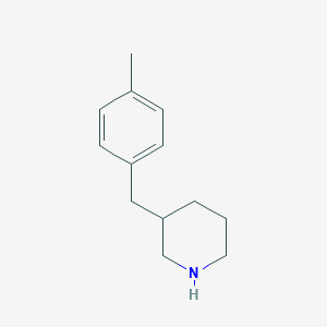 molecular formula C13H19N B143951 3-[(4-Methylphenyl)methyl]piperidine CAS No. 136421-81-3