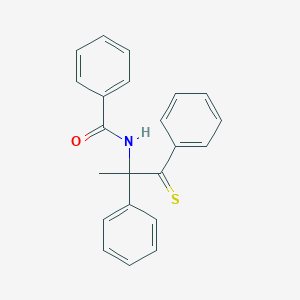 N-(1,2-Diphenyl-1-sulfanylidenepropan-2-yl)benzamide