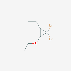 1,1-Dibromo-2-ethoxy-3-ethylcyclopropane