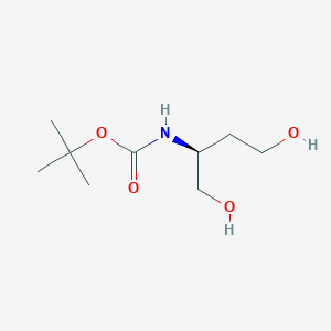 molecular formula C9H19NO4 B143952 (S)-(-)-2-(Boc-氨基)-1,4-丁二醇 CAS No. 128427-10-1