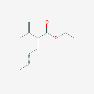 Ethyl 2-(prop-1-EN-2-YL)hex-4-enoate