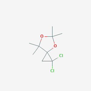 1,1-Dichloro-5,5,7,7-tetramethyl-4,6-dioxaspiro[2.4]heptane