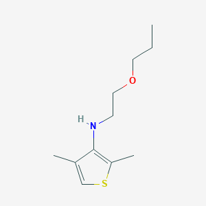 2,4-Dimethyl-N-(2-propoxyethyl)thiophen-3-amine